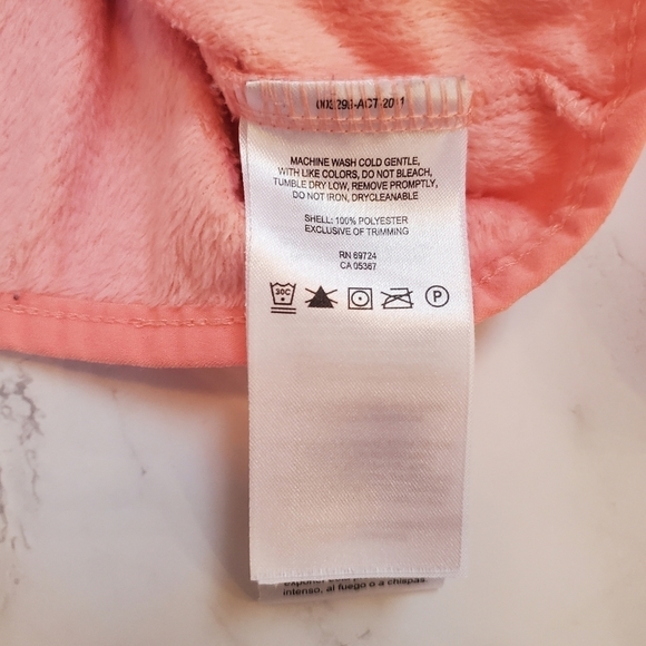 Columbia Girls Benton Springs Fleece Full Zip Jacket Coat Youth Girls Large - Picture 9 of 10